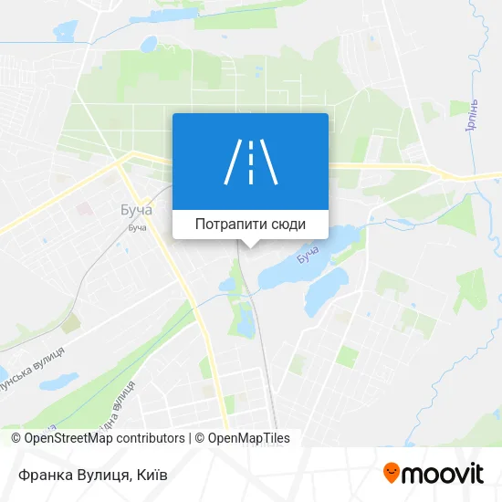 Карта Франка Вулиця