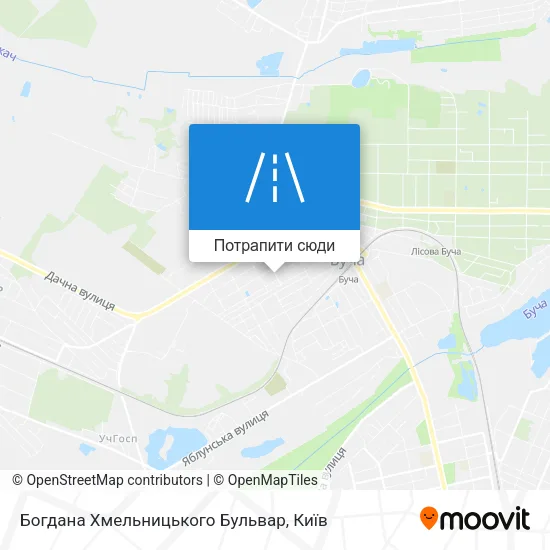 Карта Богдана Хмельницького Бульвар