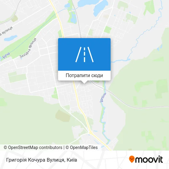 Карта Григорія Кочура Вулиця