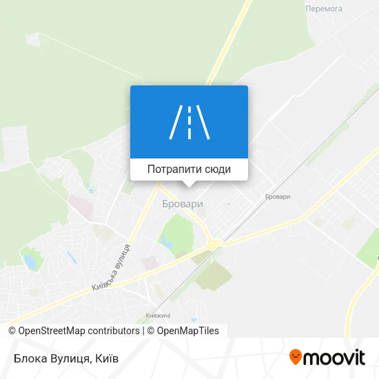 Карта Блока Вулиця