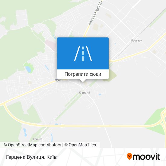 Карта Герцена Вулиця