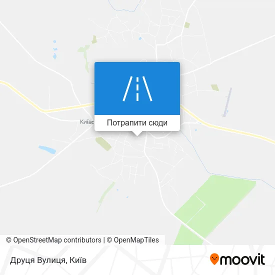 Карта Друця Вулиця