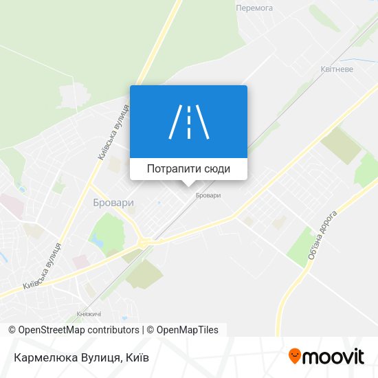 Карта Кармелюка Вулиця