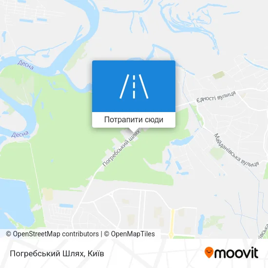 Карта Погребський Шлях