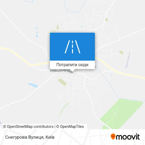 Карта Снегурова Вулиця