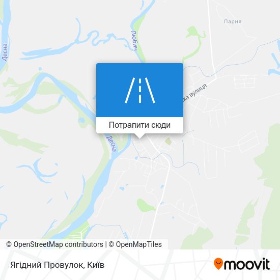 Карта Ягідний Провулок