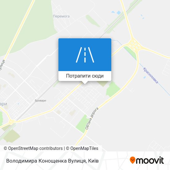 Карта Володимира Конощенка Вулиця