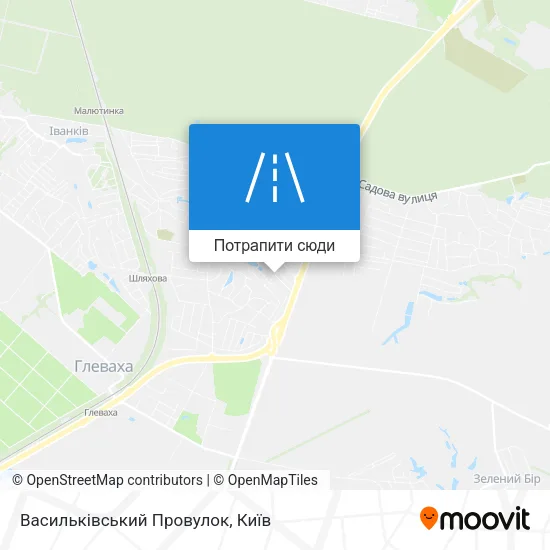 Карта Васильківський Провулок