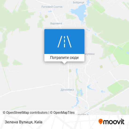 Карта Зелена Вулиця