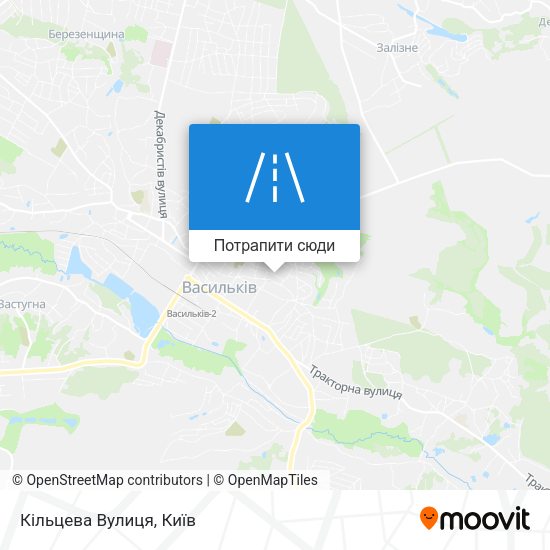 Карта Кільцева Вулиця