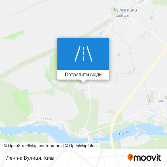 Карта Леніна Вулиця