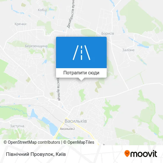 Карта Північний Провулок