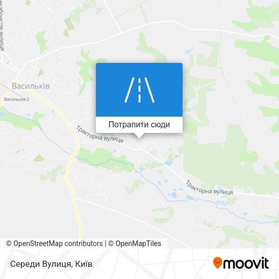 Карта Середи Вулиця