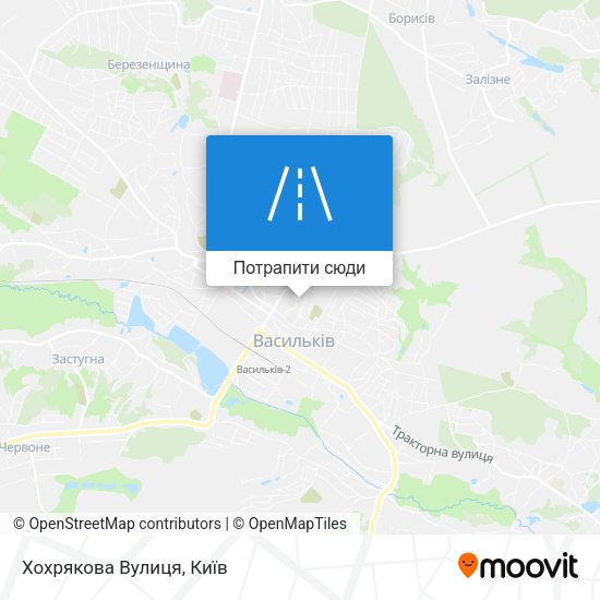 Карта Хохрякова Вулиця