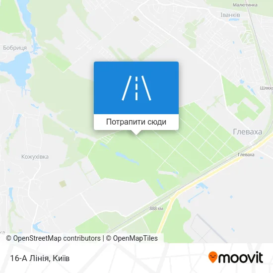 Карта 16-А Лінія