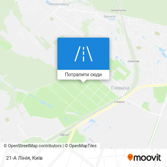 Карта 21-А Лінія