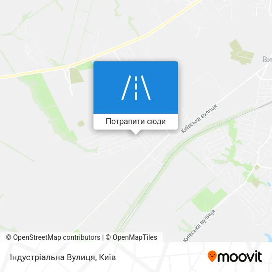 Карта Індустріальна Вулиця