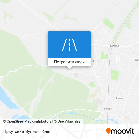 Карта Іркутська Вулиця