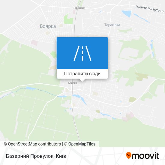 Карта Базарний Провулок