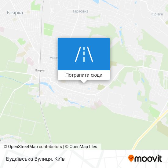 Карта Будаївська Вулиця