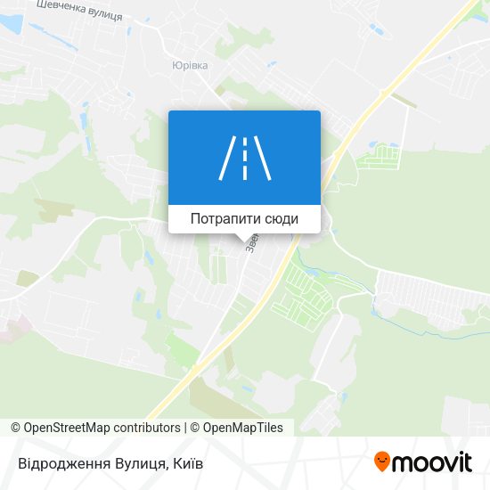 Карта Відродження Вулиця