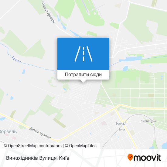 Карта Винахідників Вулиця