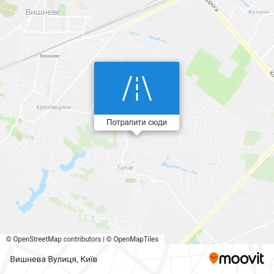 Карта Вишнева Вулиця