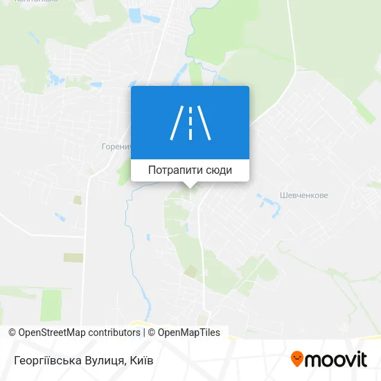 Карта Георгіївська Вулиця