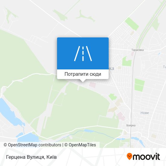 Карта Герцена Вулиця