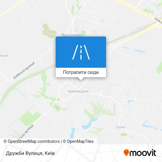 Карта Дружби Вулиця