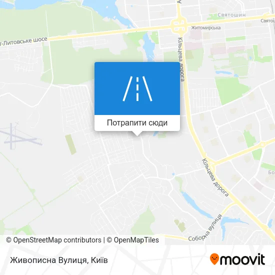 Карта Живописна Вулиця