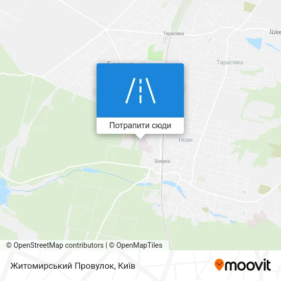 Карта Житомирський Провулок