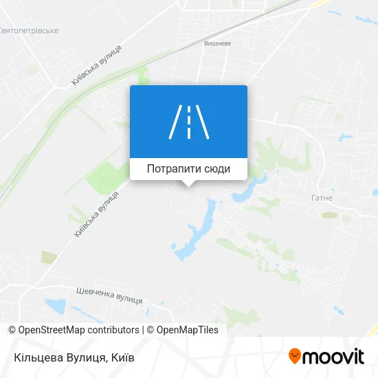 Карта Кільцева Вулиця