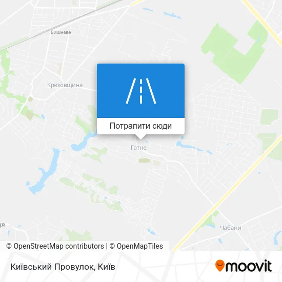 Карта Київський Провулок