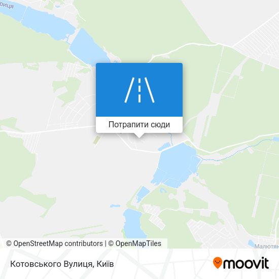 Карта Котовського Вулиця