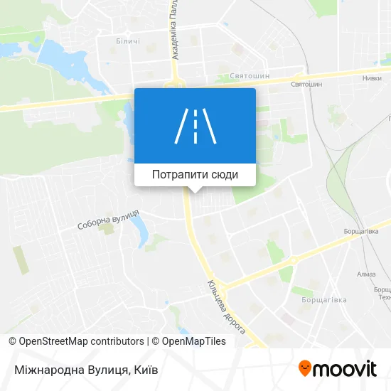 Карта Міжнародна Вулиця