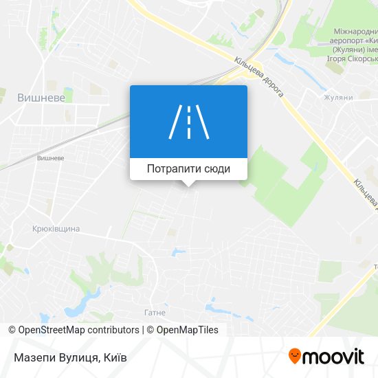 Карта Мазепи Вулиця