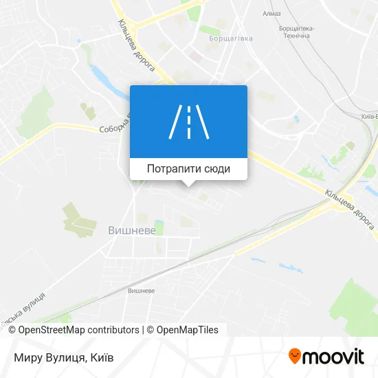 Карта Миру Вулиця