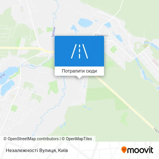 Карта Незалежності Вулиця