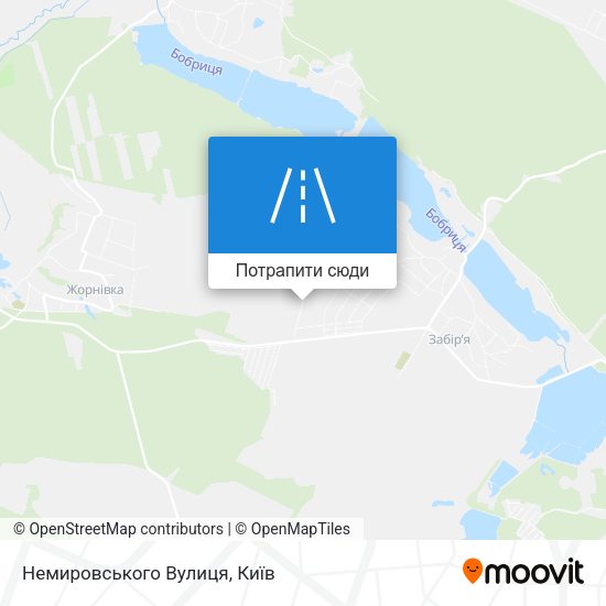 Карта Немировського Вулиця