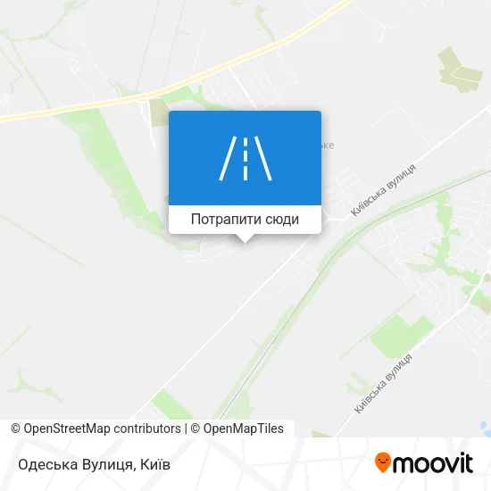 Карта Одеська Вулиця