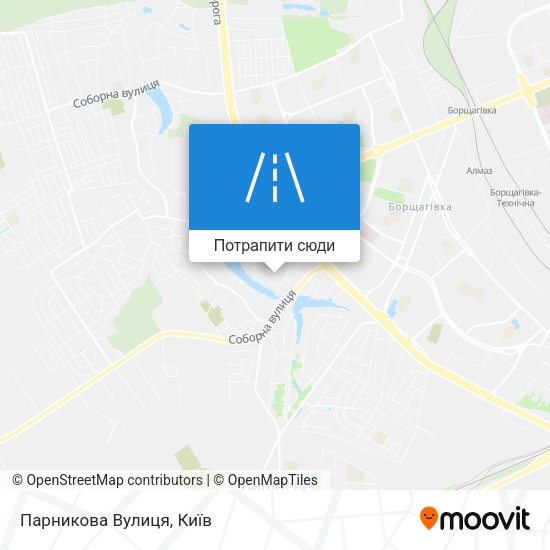Карта Парникова Вулиця