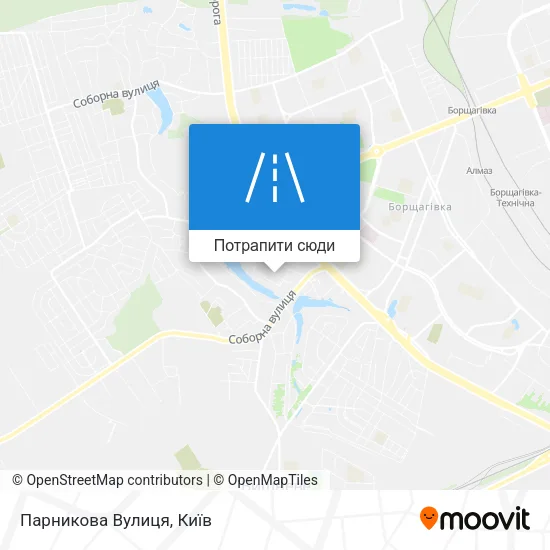Карта Парникова Вулиця