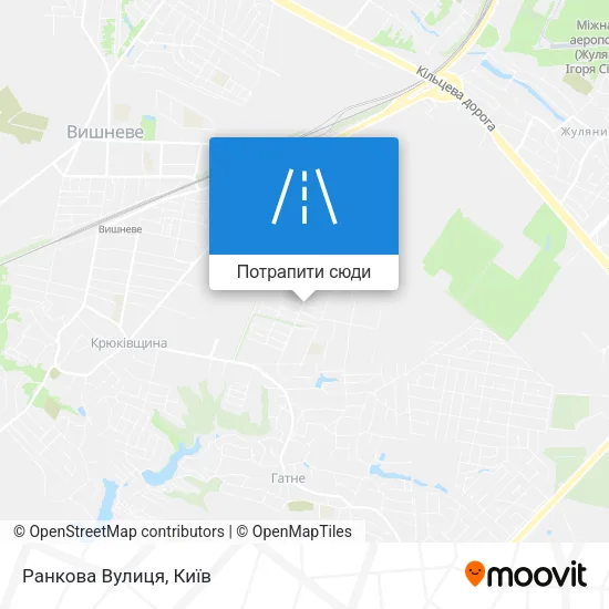 Карта Ранкова Вулиця