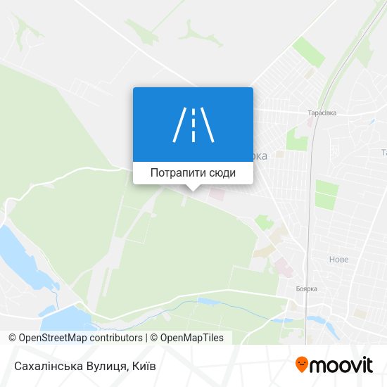 Карта Сахалінська Вулиця