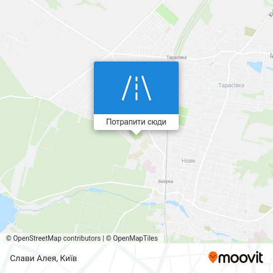 Карта Слави Алея