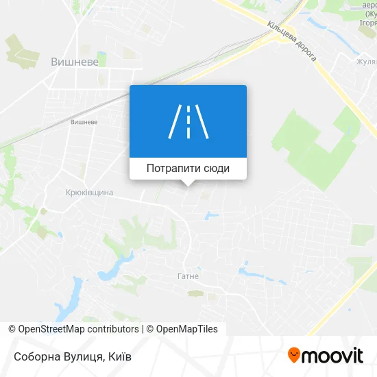 Карта Соборна Вулиця