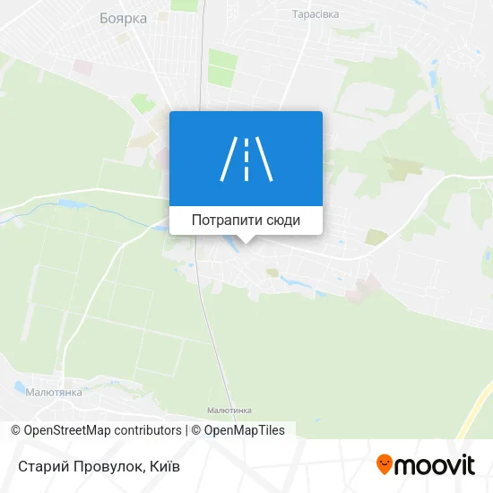 Карта Старий Провулок