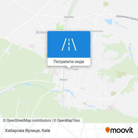 Карта Хабарова Вулиця