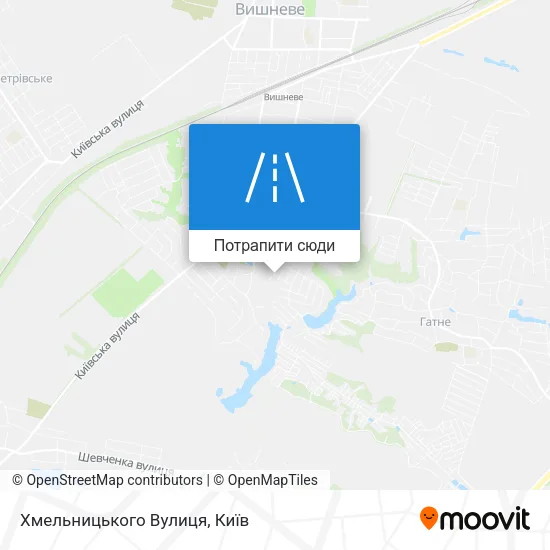 Карта Хмельницького Вулиця